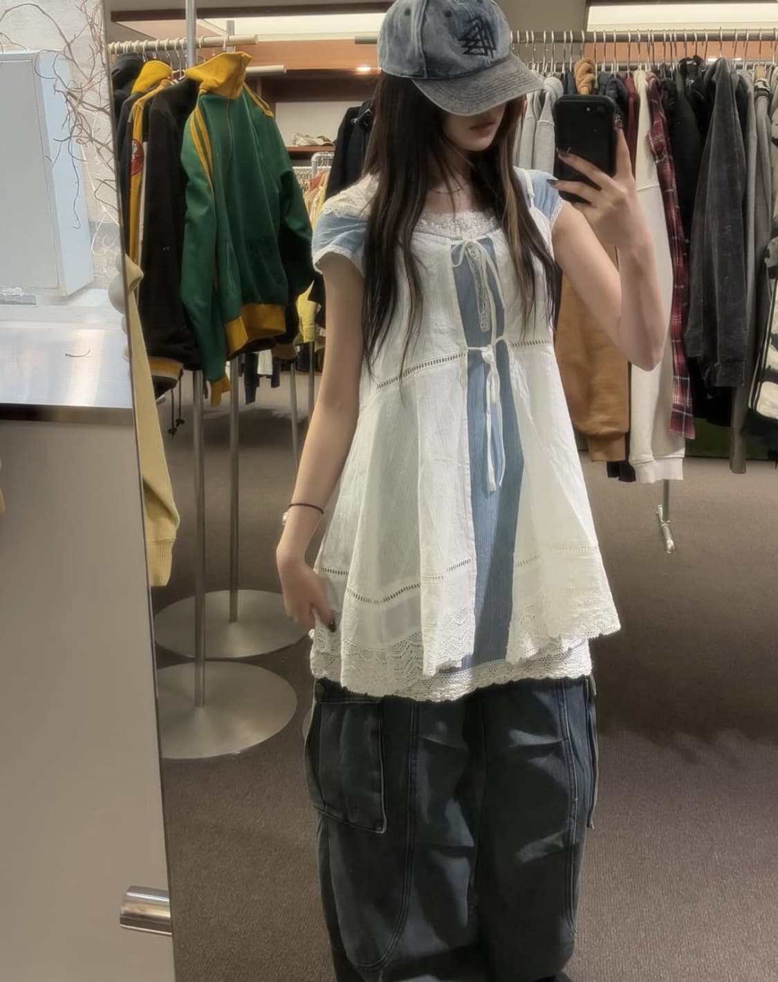 Retro Layered Street 📼🧢 상품이미지4