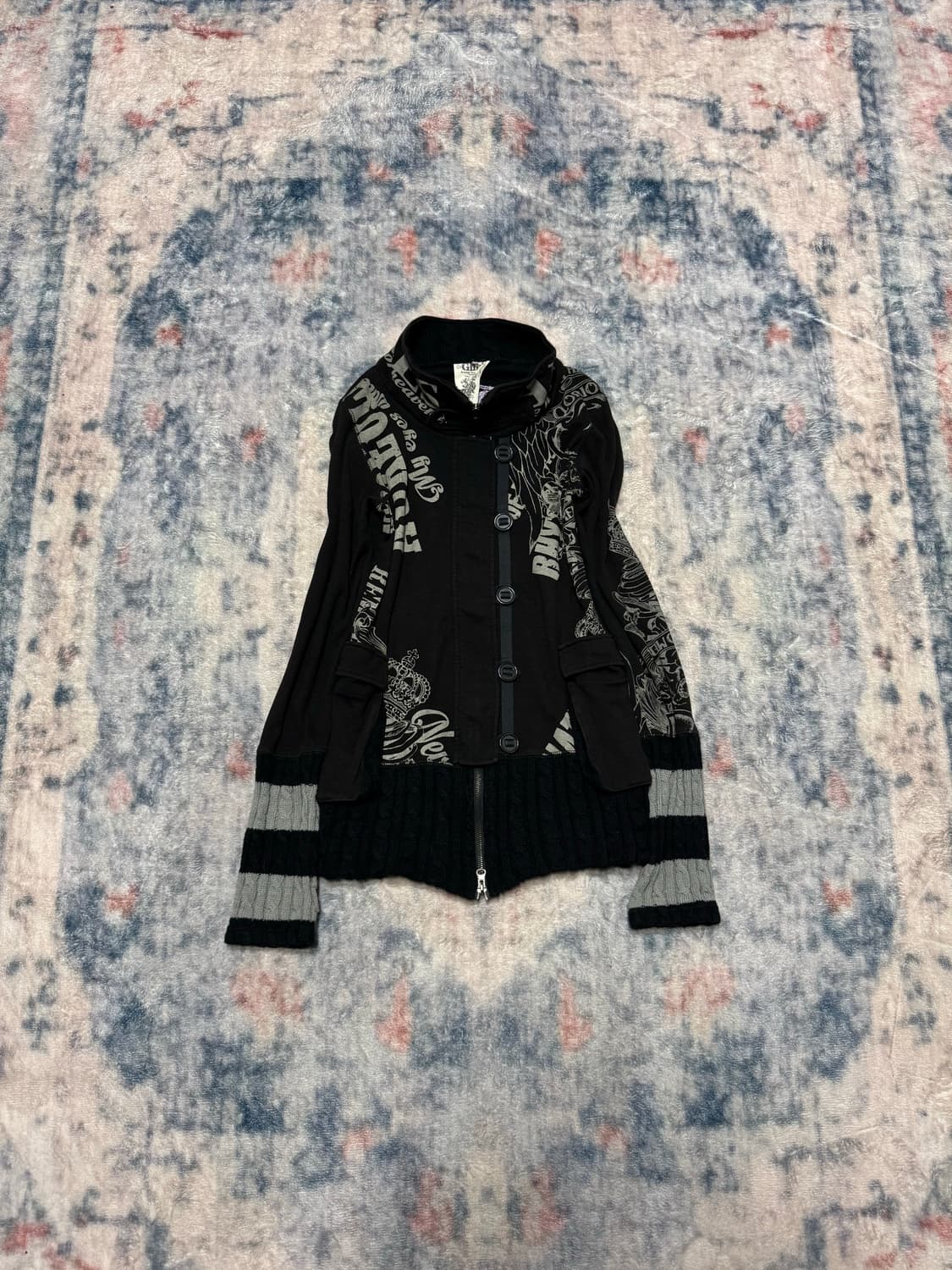 Glitz 00s fairy knit zip up 상품이미지3