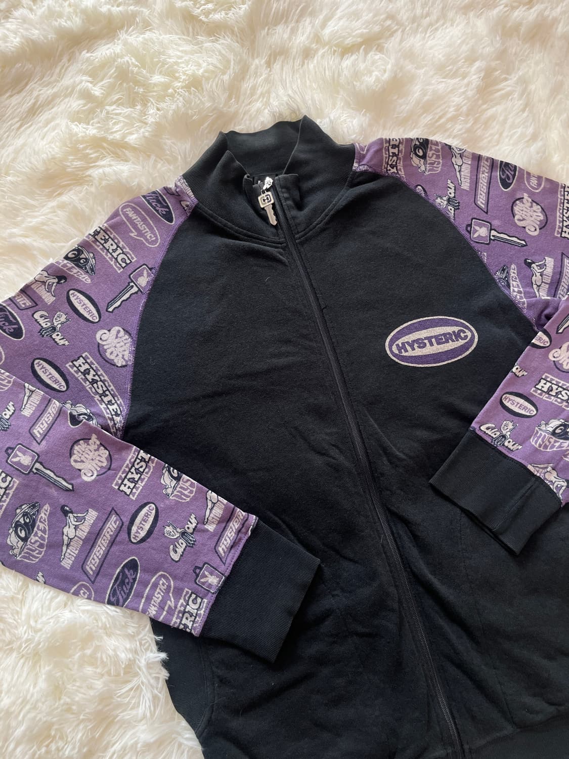 히스테릭 글래머 아카이브 열쇠 참 레터링 져지 자켓 상품이미지4