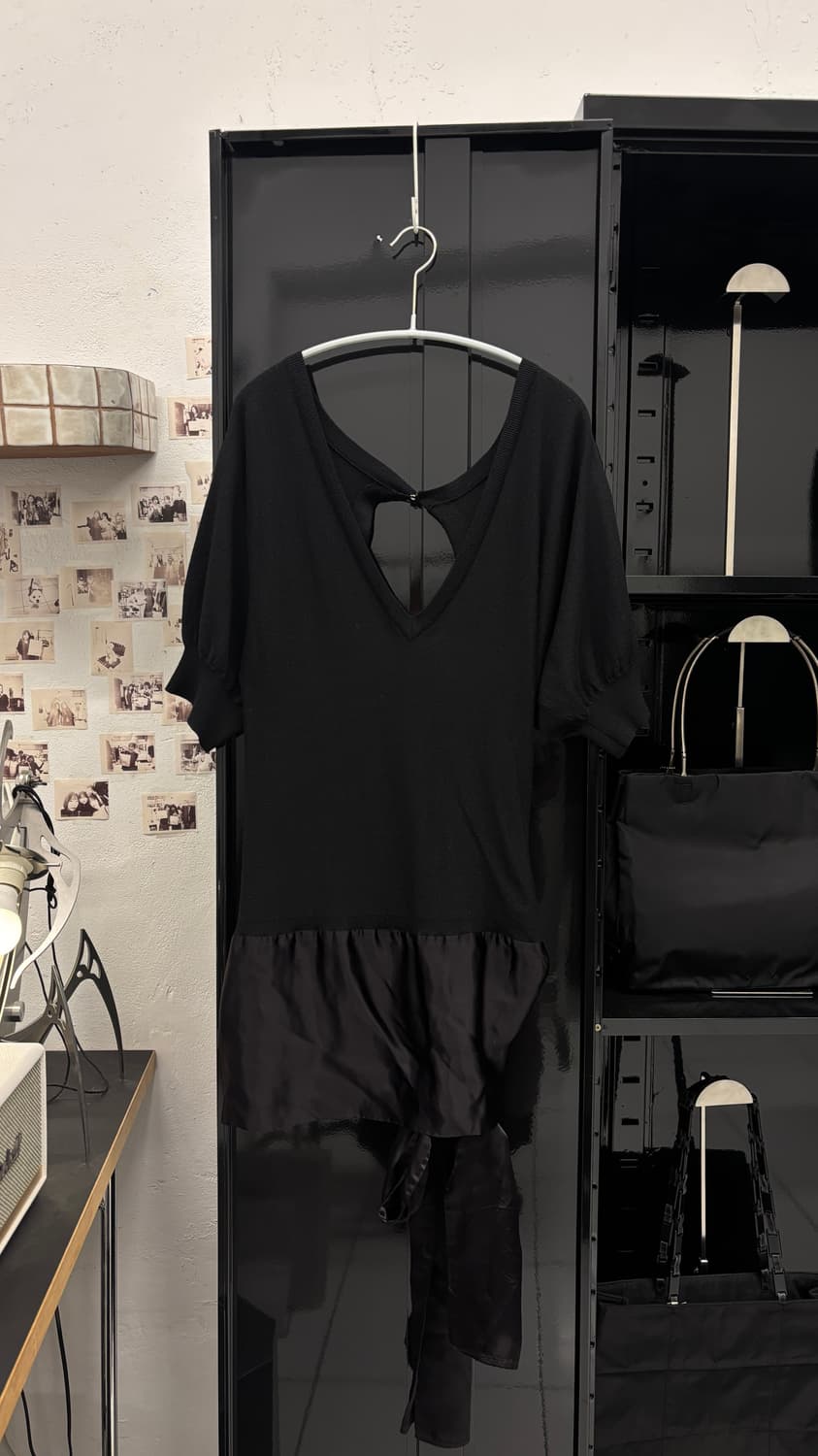 Sacai ad2007 wrap detail knit top 상품이미지6