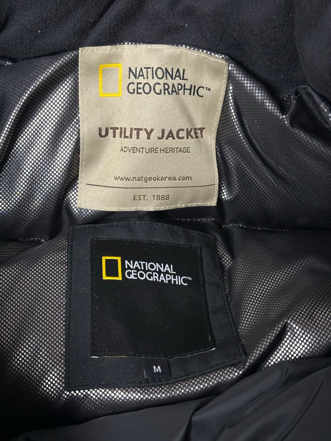 내셔널지오 그래픽 타루가 블랙 숏패딩 m 상품이미지4