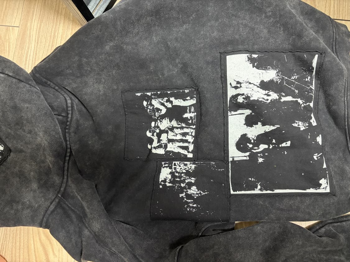 에모스탠스 워시드 패치 집 후드 2사이즈 상품이미지3