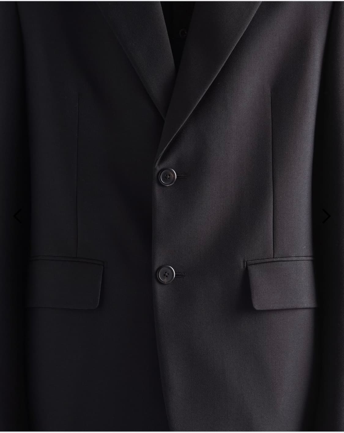 프라다 / 싱글 브레스티드 울 모헤어 자켓 블랙 / 50R 상품이미지4