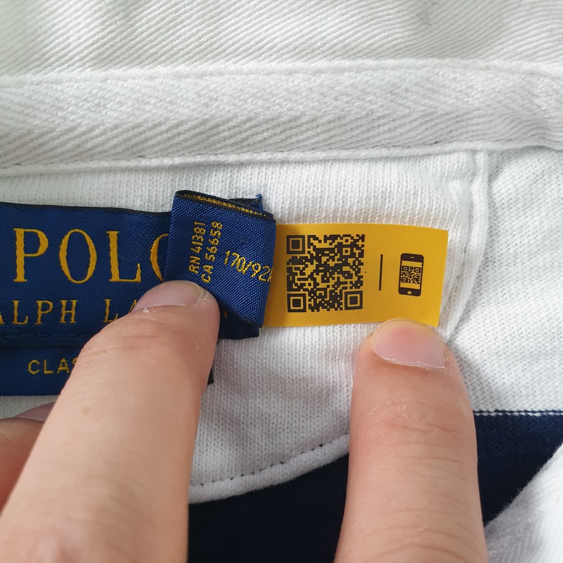 [무료배송] POLO RALPH LAUREN 긴팔 단가라 럭비 셔츠 상품이미지4