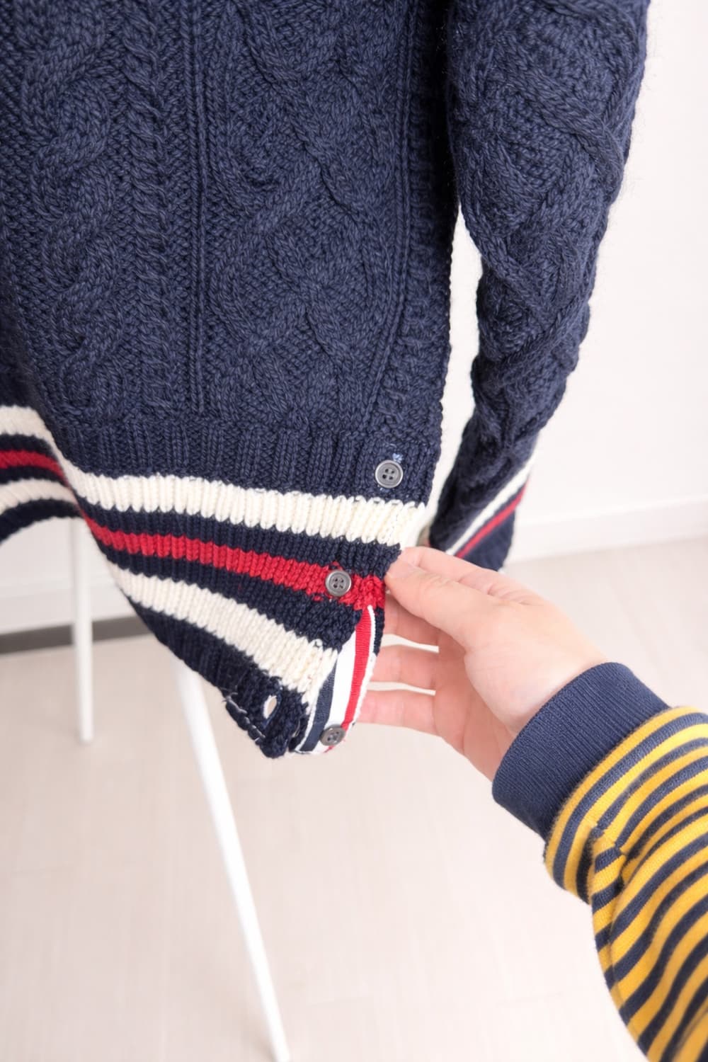 톰브라운 케이블 니트 상품이미지4