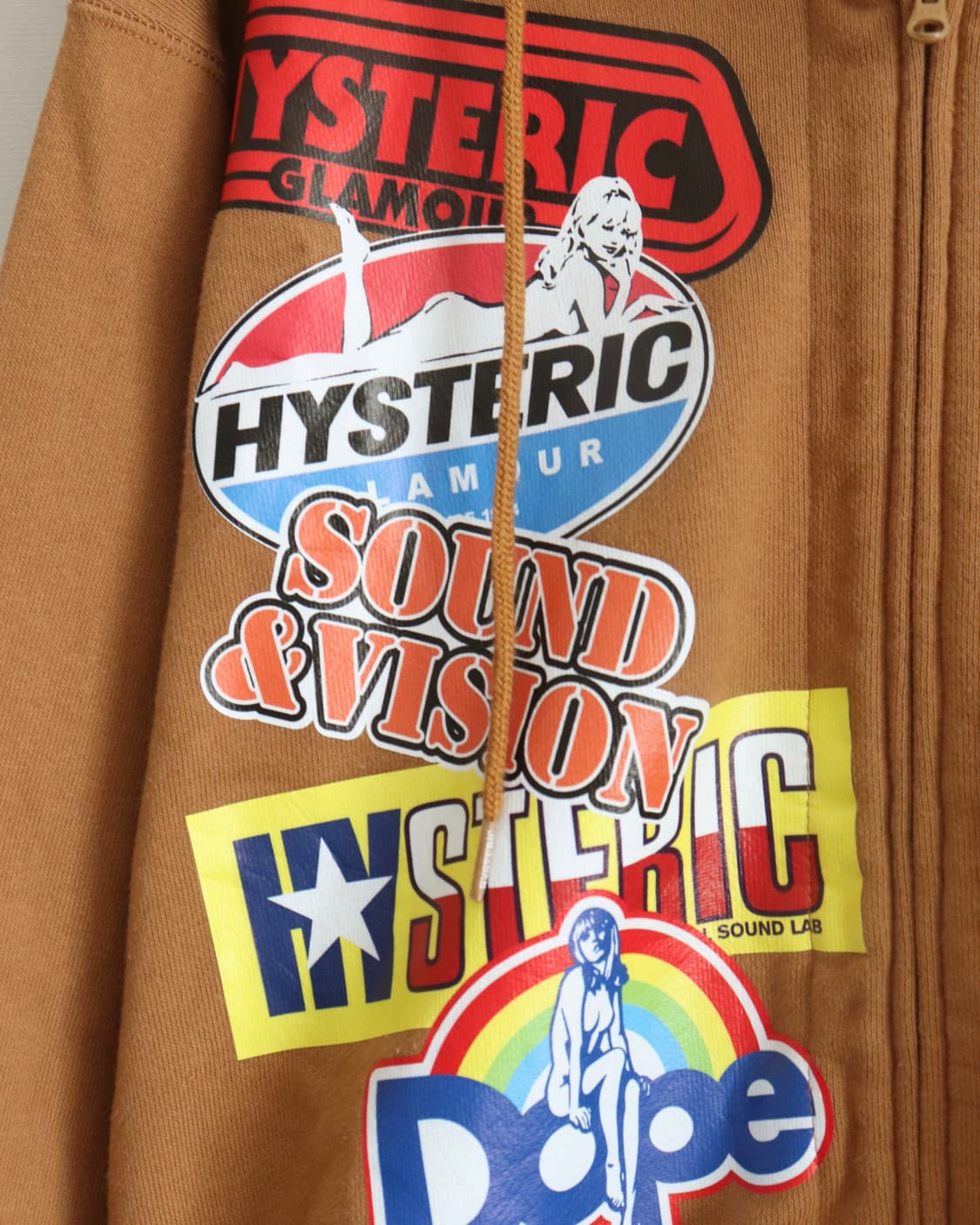 [Hysteric Glamour] Logo Patchwork Hoodie 상품이미지9