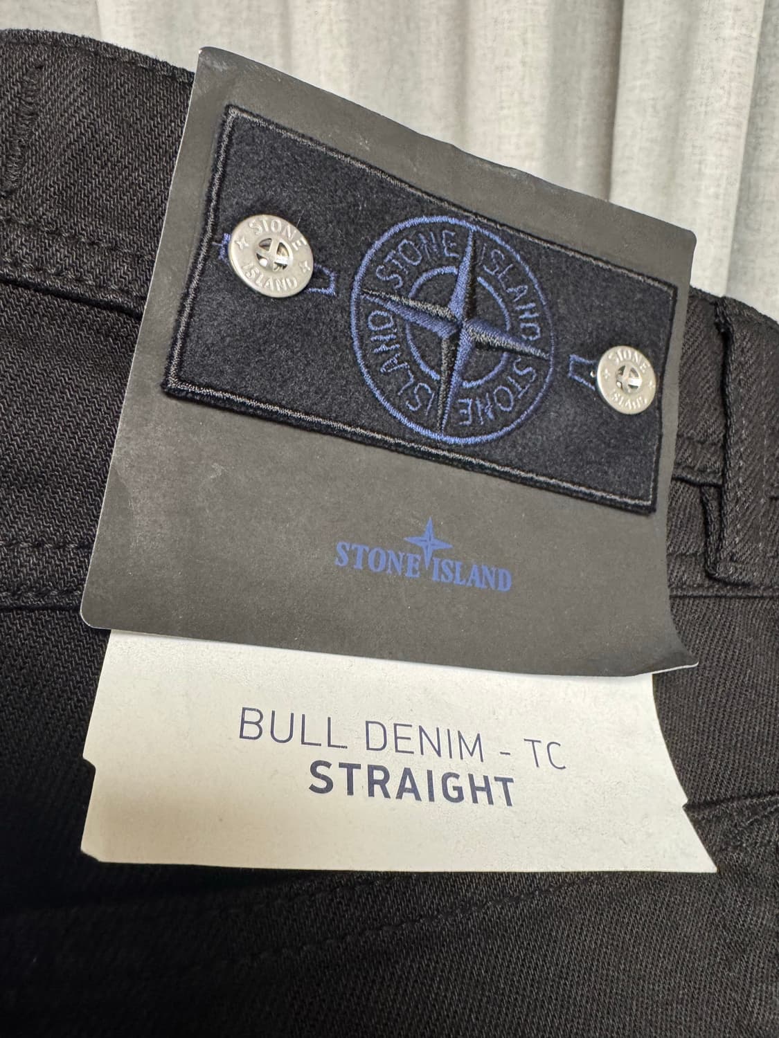스톤아일랜드 데님리서치 스트레이트핏 블랙 데님 청바지 30 상품이미지1