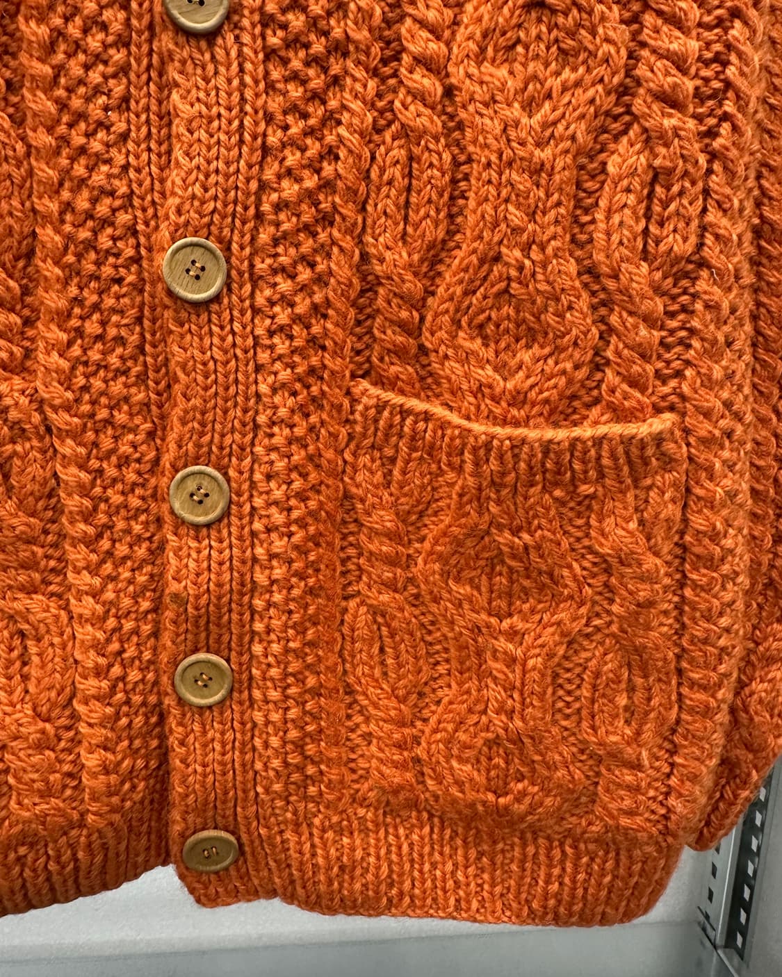 (L)헤비 꽈배기 니트 가디건-M1624 상품이미지3