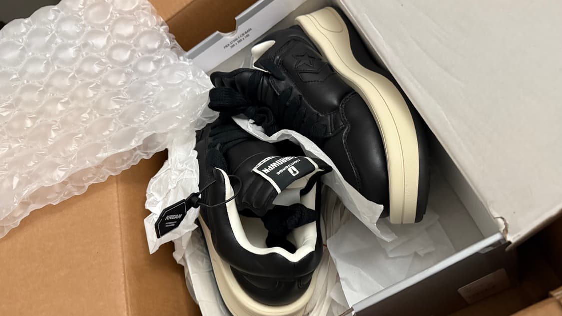 (새제품)릭오웬스 터보웨폰 로우 285 판매합니다 상품이미지1