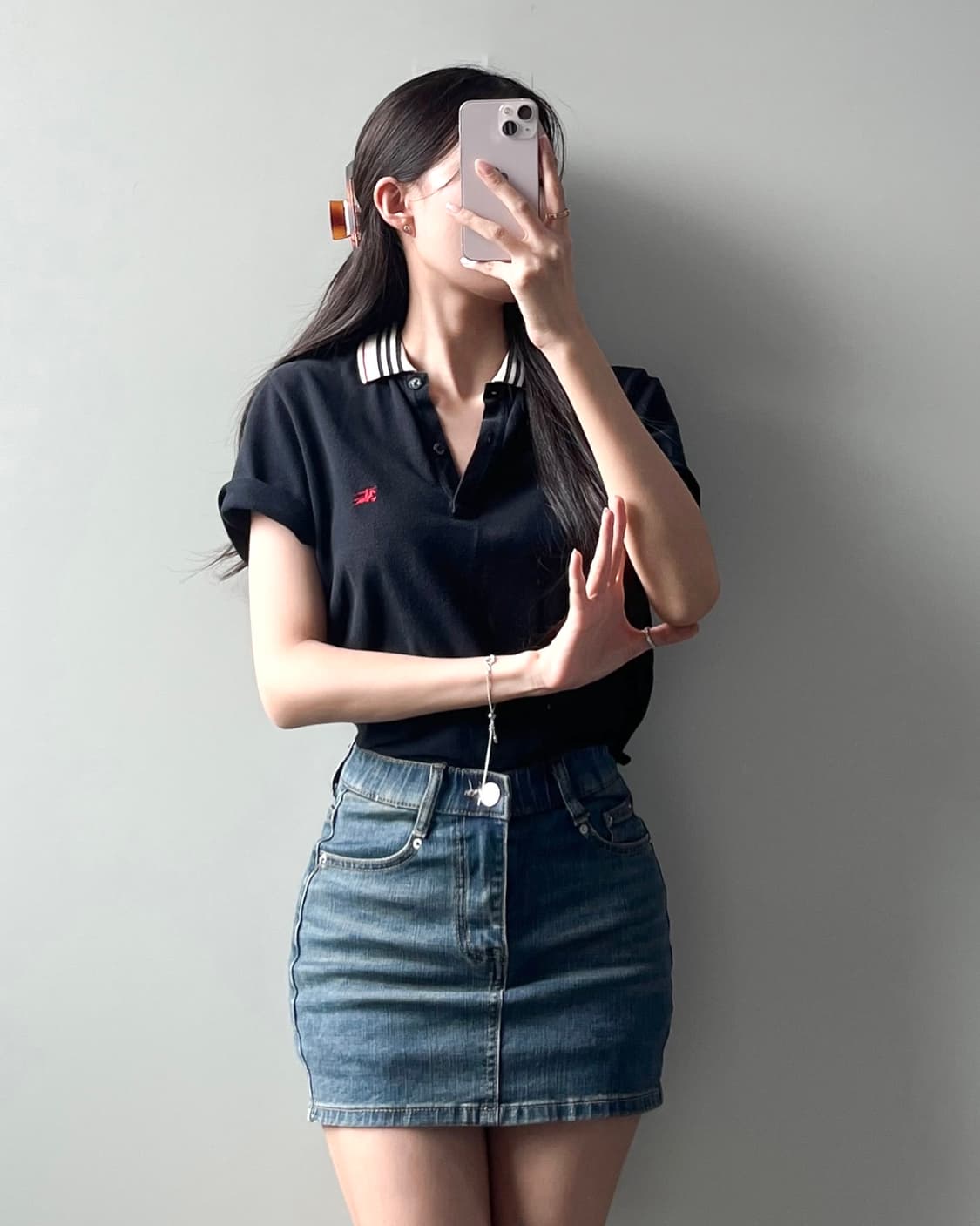 버버리 반팔 카라티  상품이미지3
