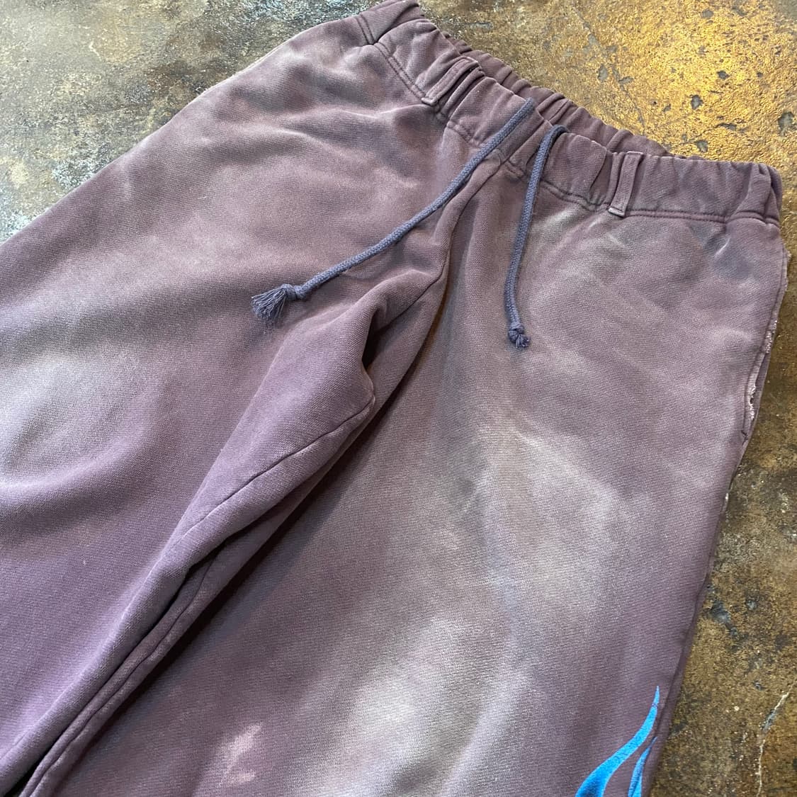 (M) 카미야 불꽃 프린팅 와이드 스웻팬츠 상품이미지2