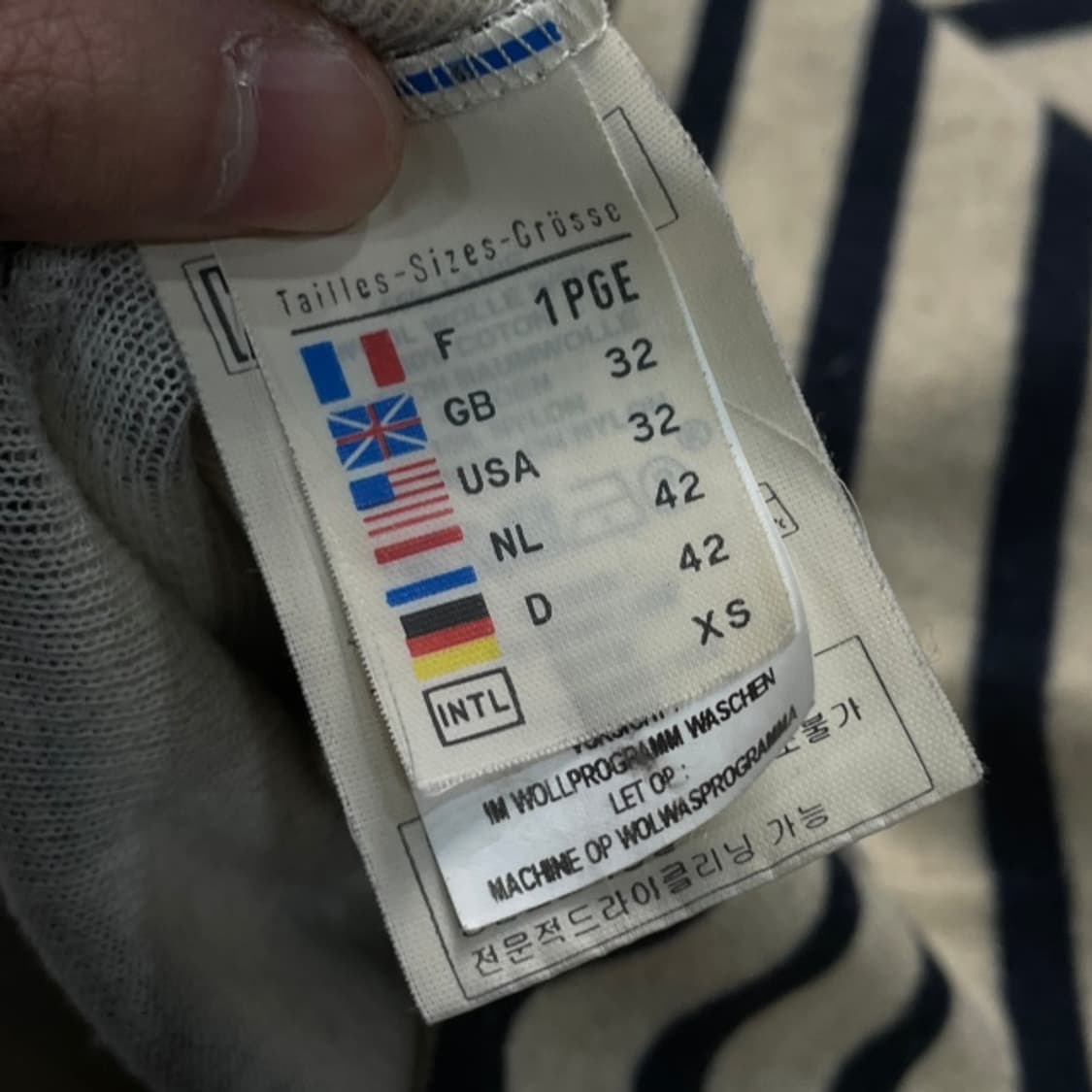 90 세인트제임스 단가라 니트  상품이미지4