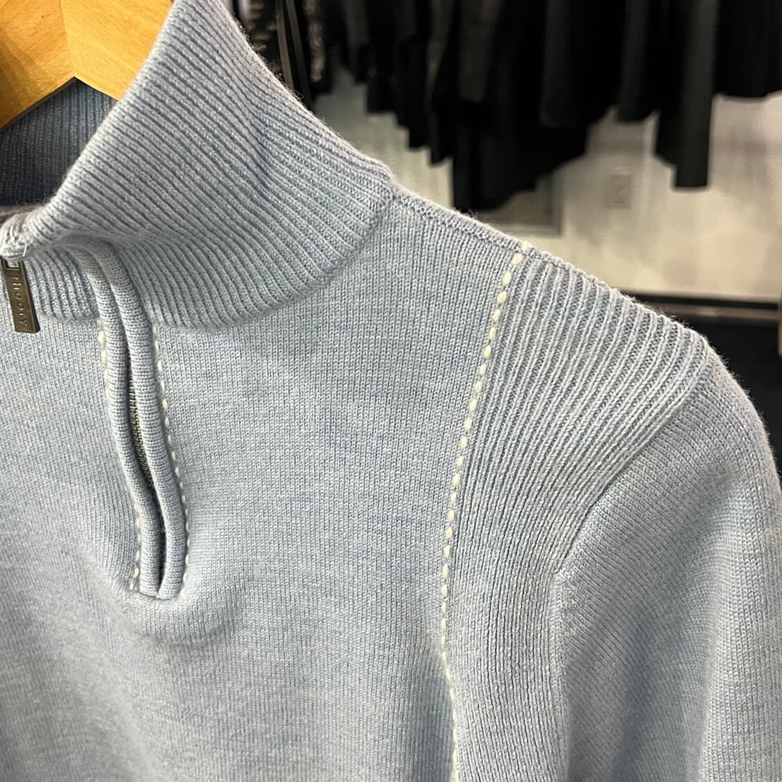 [40] 띠어리 울100% 니트 하프집업  상품이미지3
