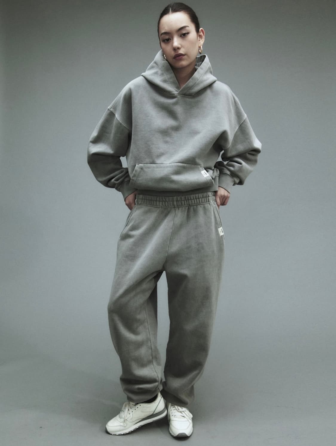 글로니 클래식CLASSIC WASHED SWEATPANTS 그레이 상품이미지1