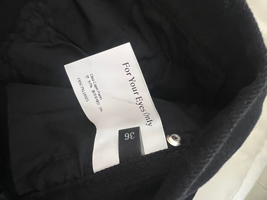 [새제품] 포 유어 아이즈 온리 Clea Capri Pant, 36사이즈 상품이미지4