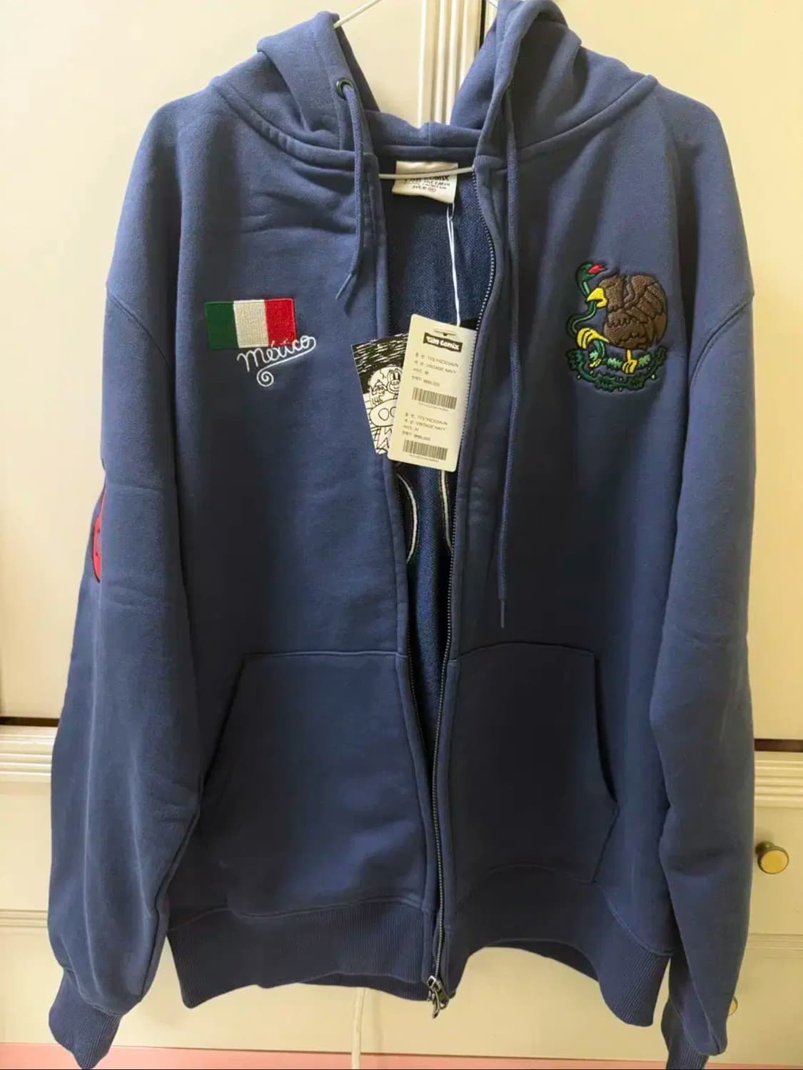 팀코믹스 멕시코 스포티 후드집업 M 새상품 상품이미지4