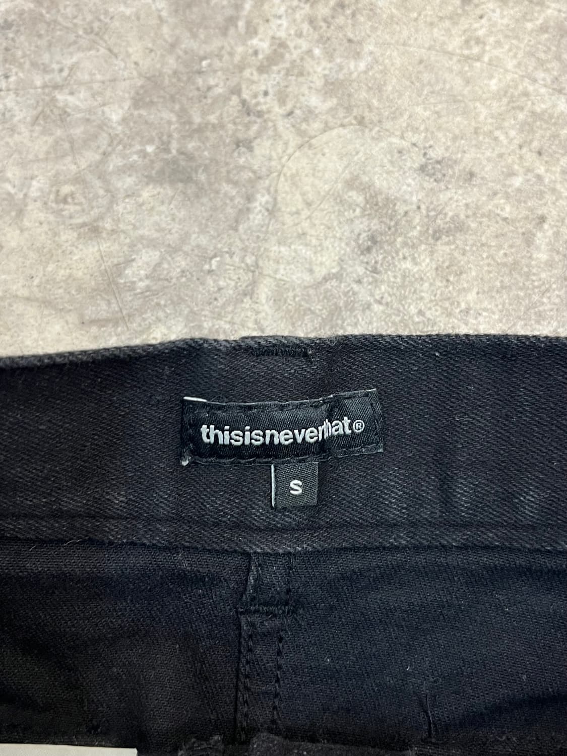 디스이즈네버뎃 트임 스커트 블랙 S #csz3342 상품이미지3