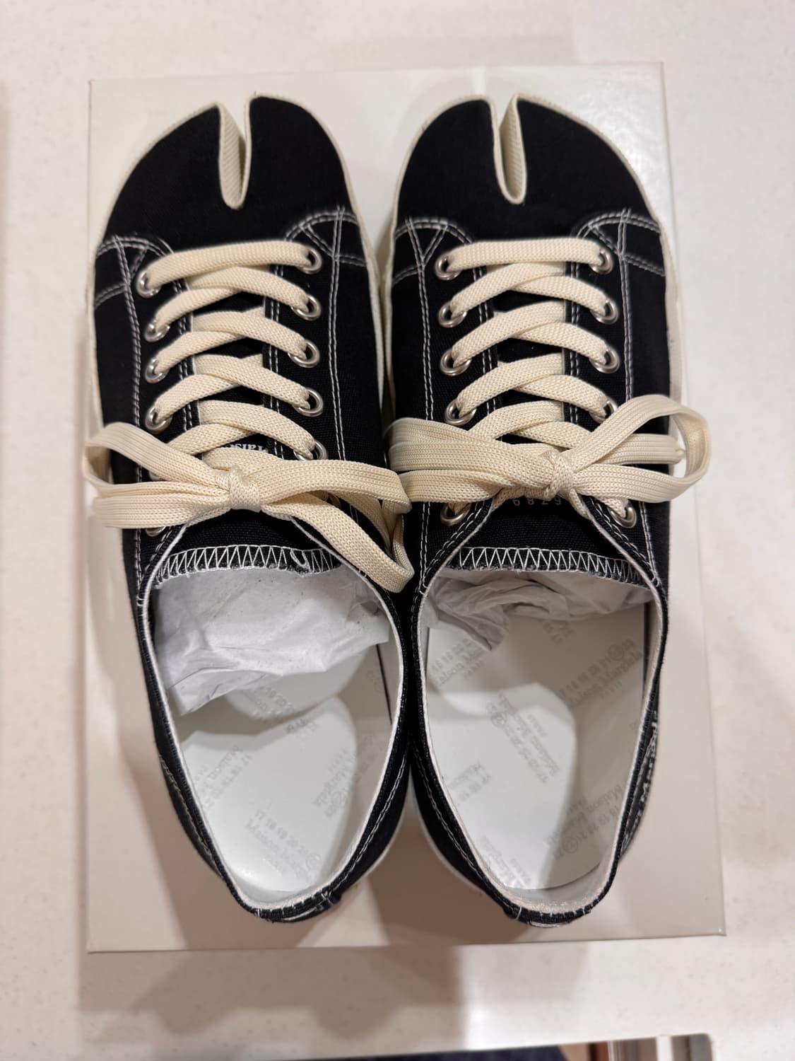 메종 마르지엘라 타비 로우 블랙 상품이미지7