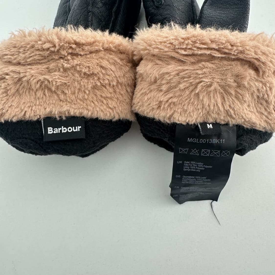 BARBOUR 바버 유틸리티 가죽 장갑 M 사이즈 상품이미지4