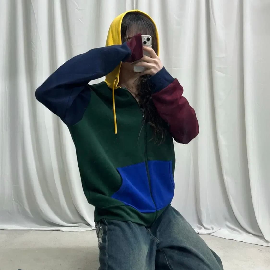 Polo 4color hood zip-up 상품이미지2