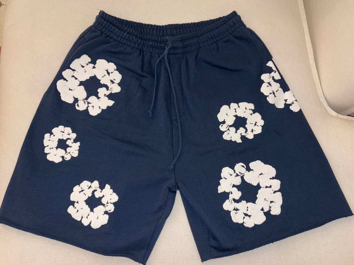 데님티어스 반바지 네이비 XL 상품이미지1