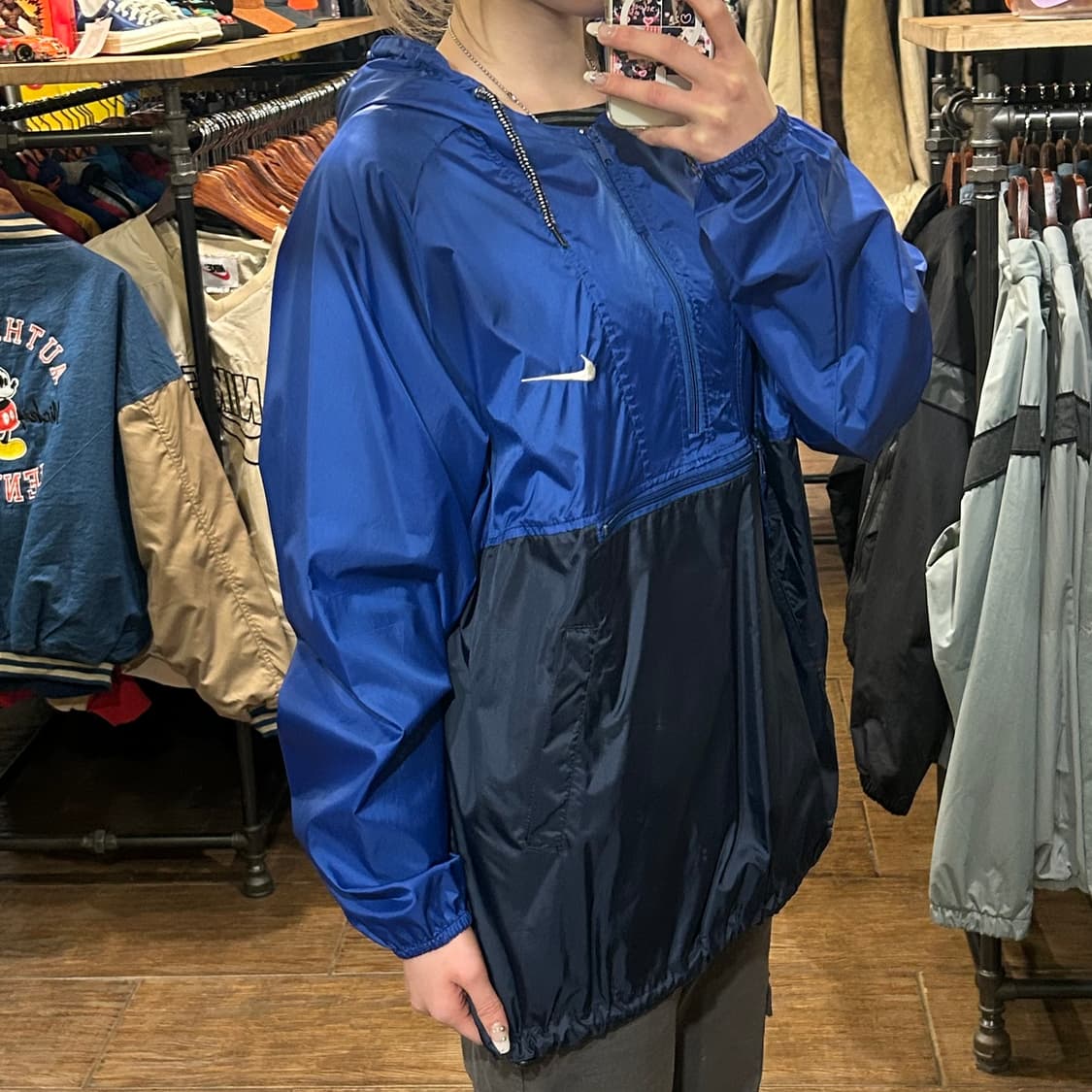 [HI] 나이키 후드 아노락 블루 상품이미지3