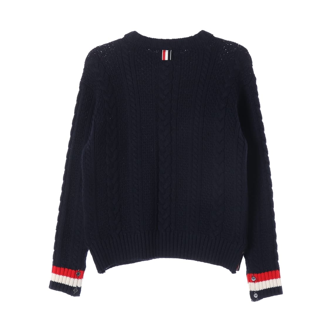 톰 브라운 삼선 아란 케이블 울 니트 스웨터 상품이미지2