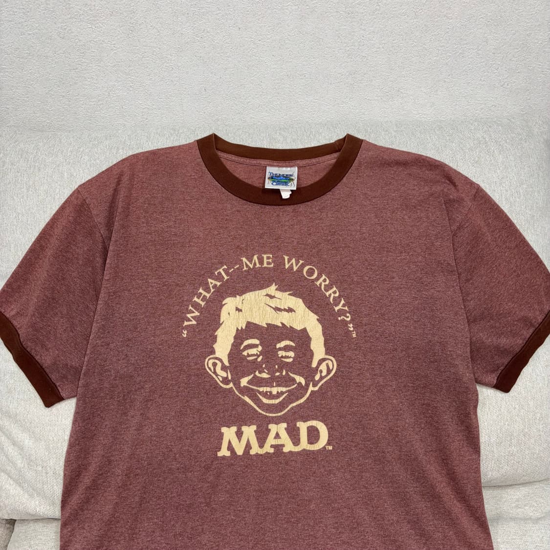 90‘s Mad Magazine Ringer T USA 링거티셔츠  상품이미지2