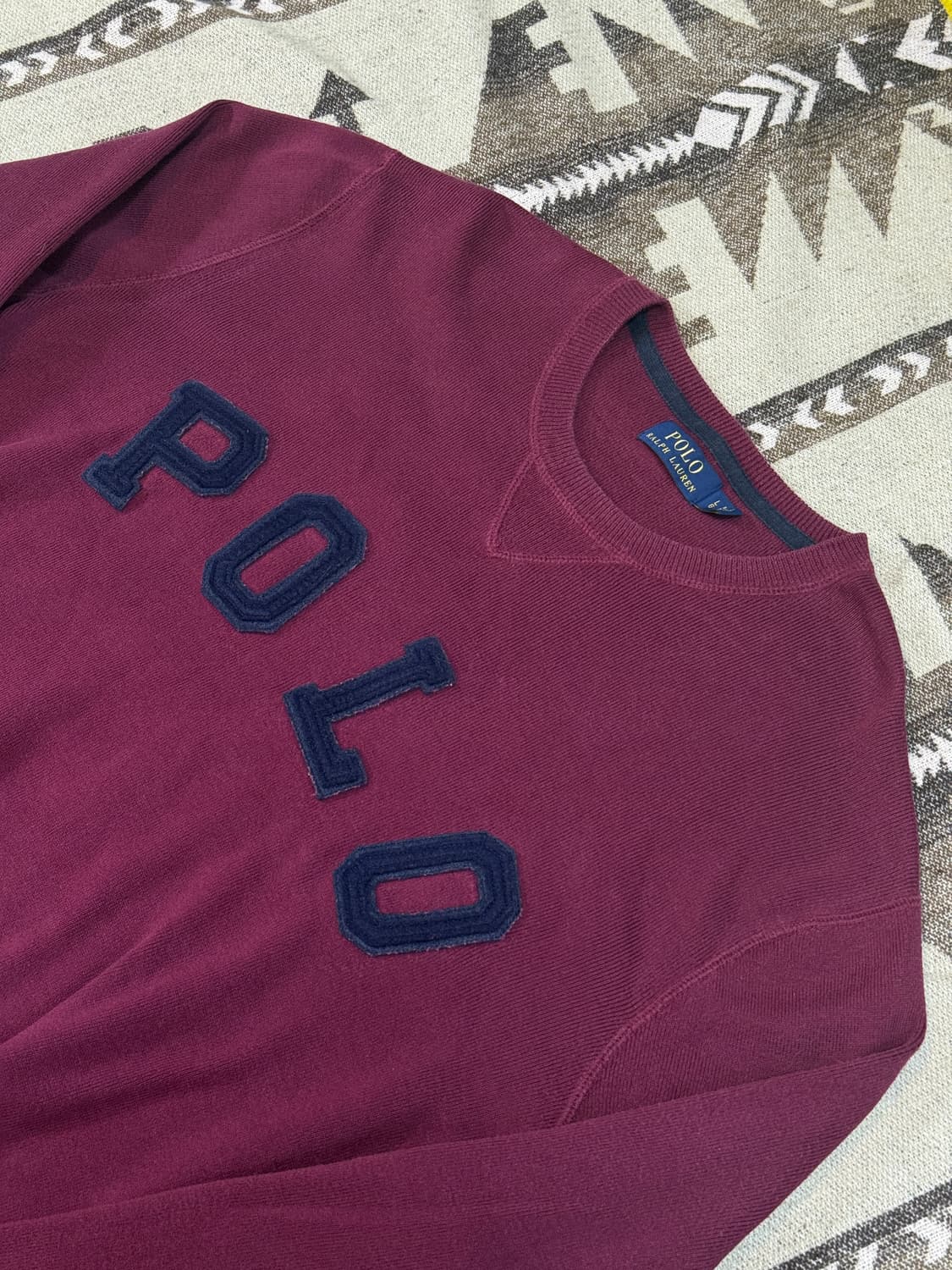 폴로랄프로렌 니트 버건디 상품이미지3
