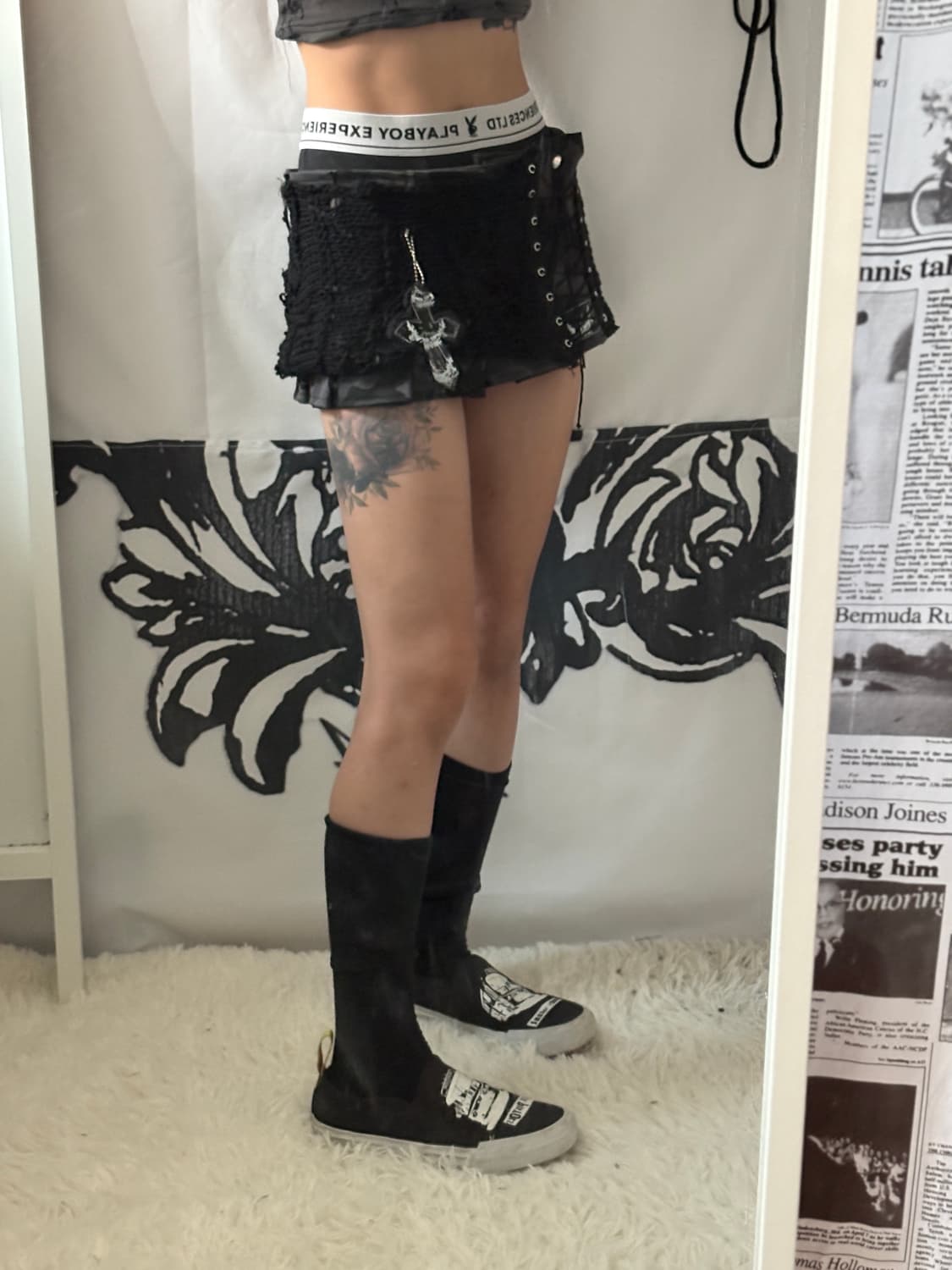 hurtHandmade Damage Black Camo Layered S 상품이미지4