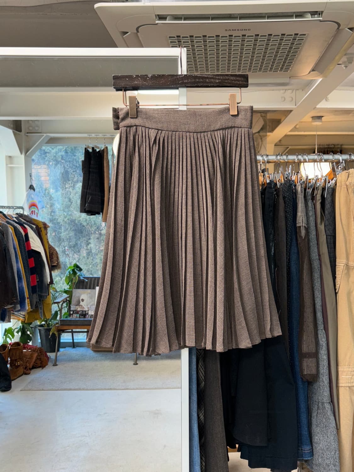 스포츠막스 울 개더 스커트 상품이미지2