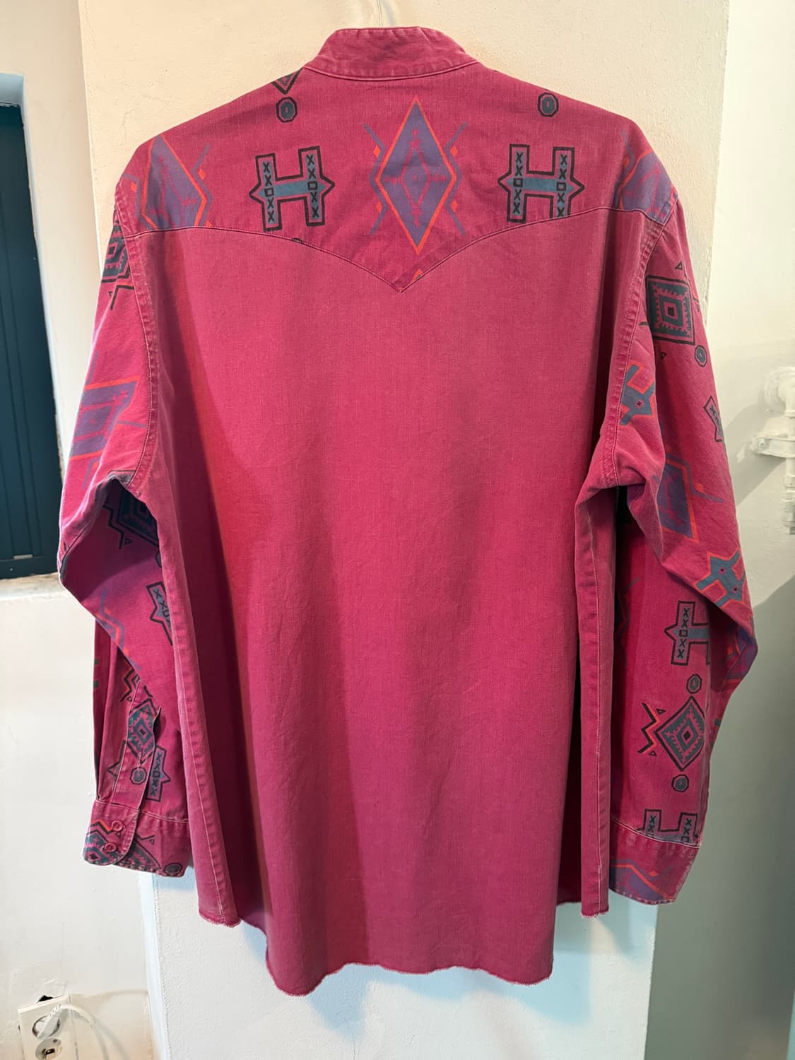 90s Wrangler Cowboys Cut Native Shirts  상품이미지5