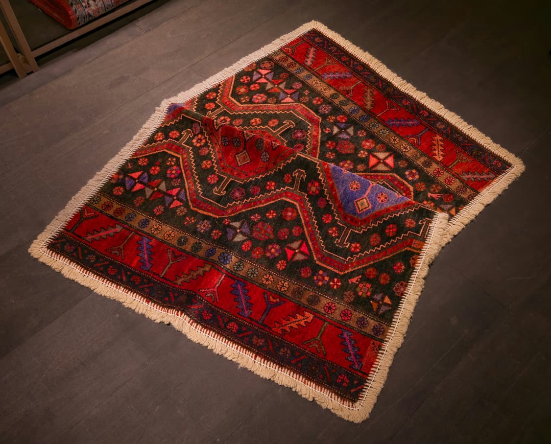 Vintage Qashqai Tribal Rug 7215 상품이미지9
