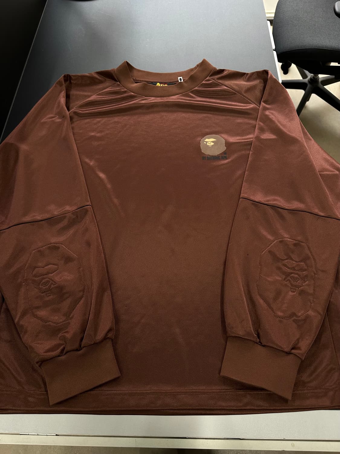 베이프 에이프 입체사루 롱슬리브 져지 상품이미지5