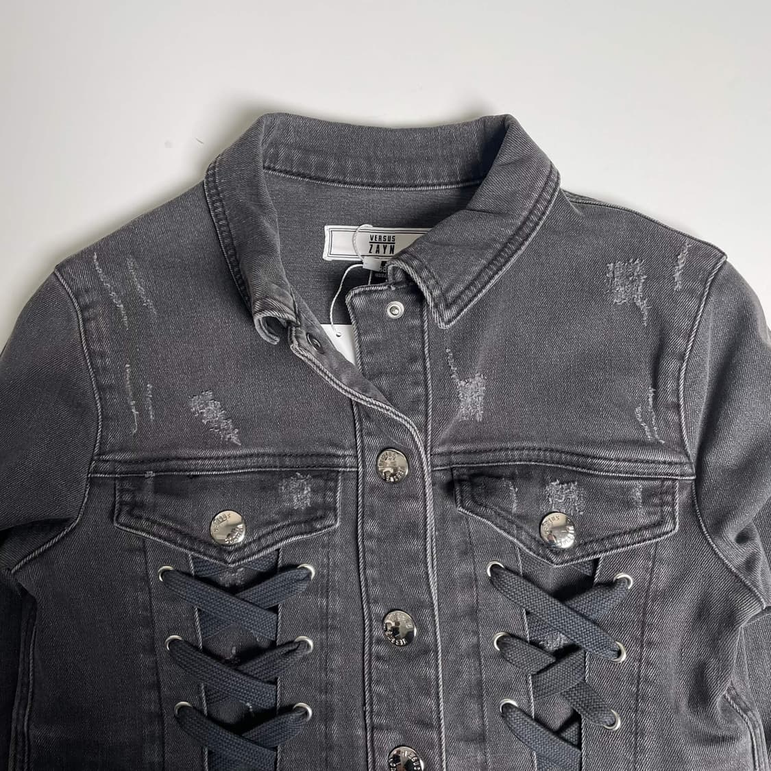 Versus zayn 스트랩 포인트 데님 자켓 상품이미지3