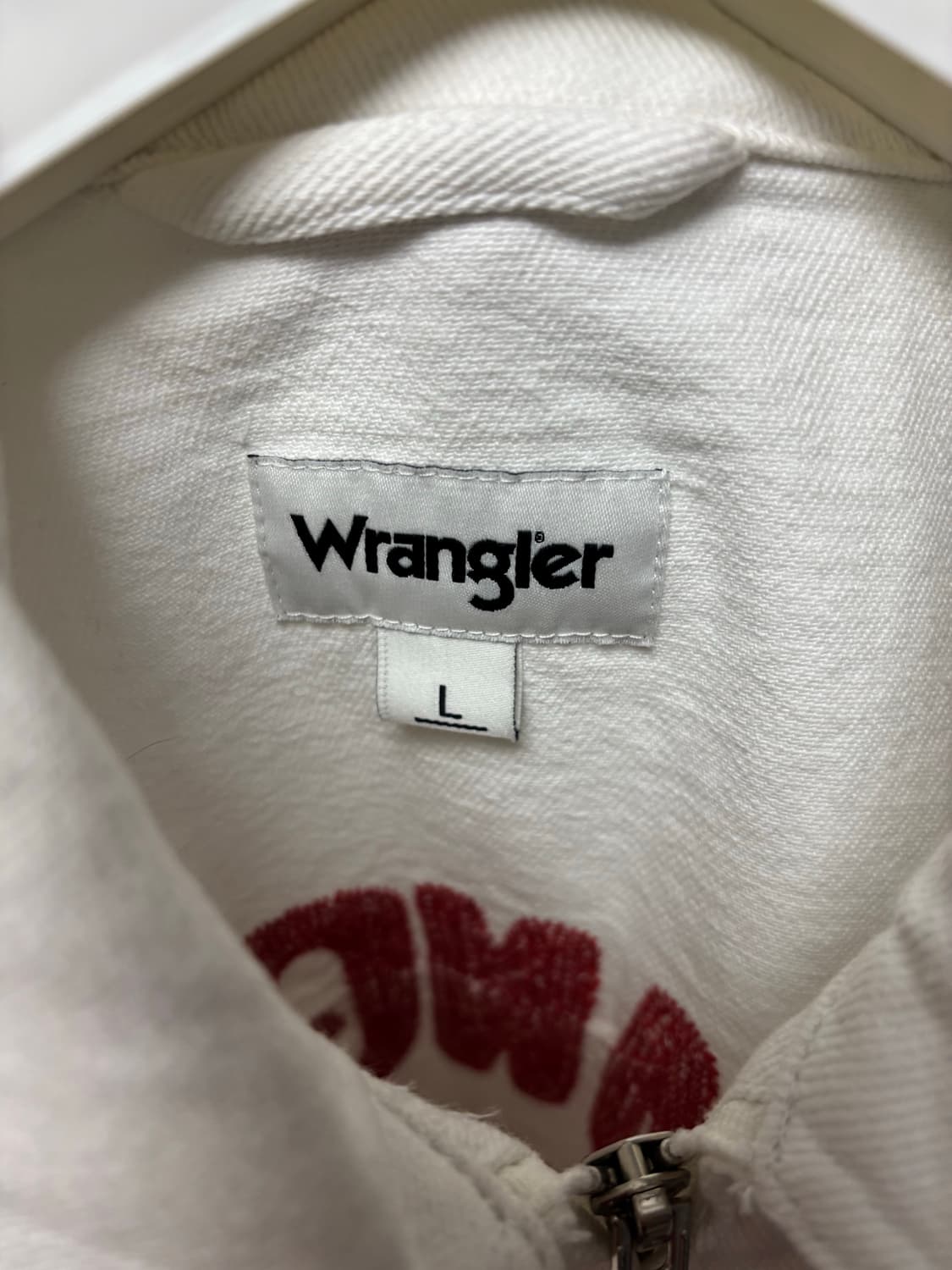 랭글런 트러커 자켓 화이트 L 상품이미지4