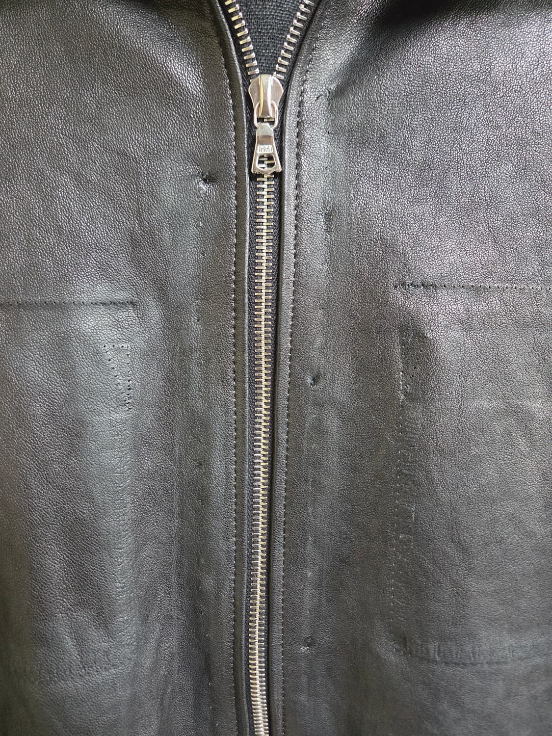 san263-1 수소봉제 커스텀 레더자켓 상품이미지3