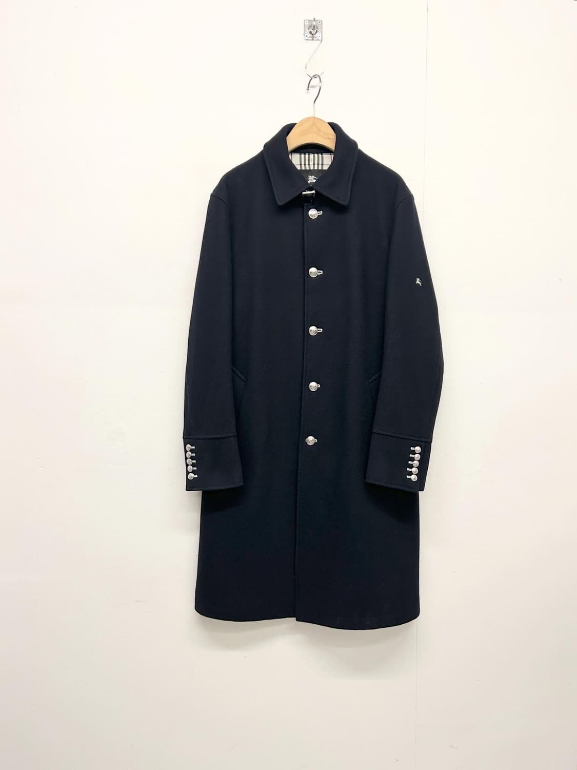 버버리 블랙 밀리터리 울 코트 상품이미지1