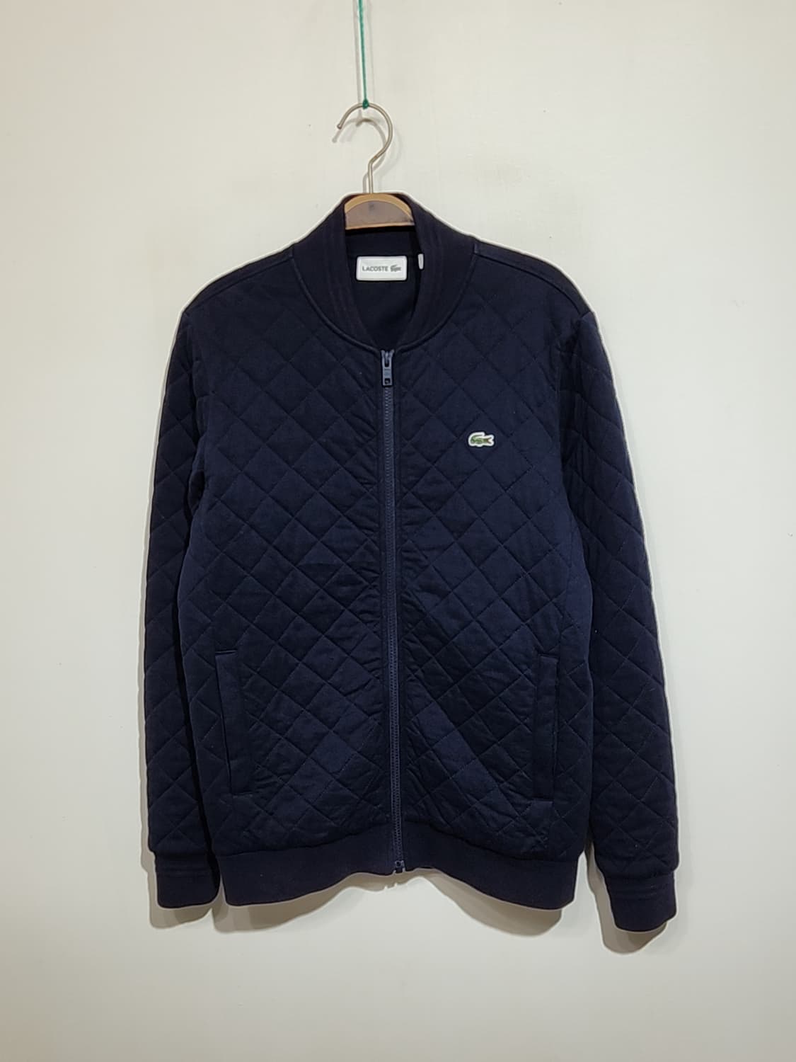 (M) 라코스테 퀼팅자켓 네이비 누빔점퍼 캐주얼  상품이미지1