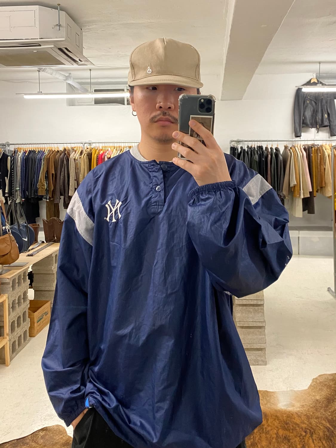 90's STUSSY headgear cap 90년대 스투시 일자챙 상품이미지3
