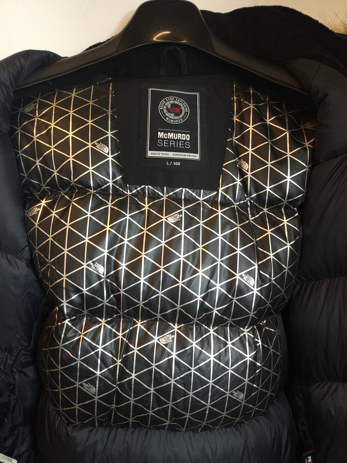 노스페이스 맥머도 구스패딩 블랙 100 L 새제품급 상품이미지6