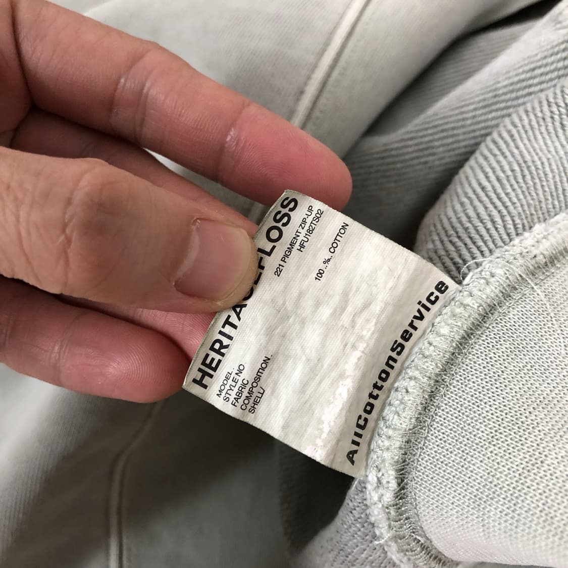(M) 헤리티지 플로스 Heritage Floss 221 피그먼트 후드 상품이미지5
