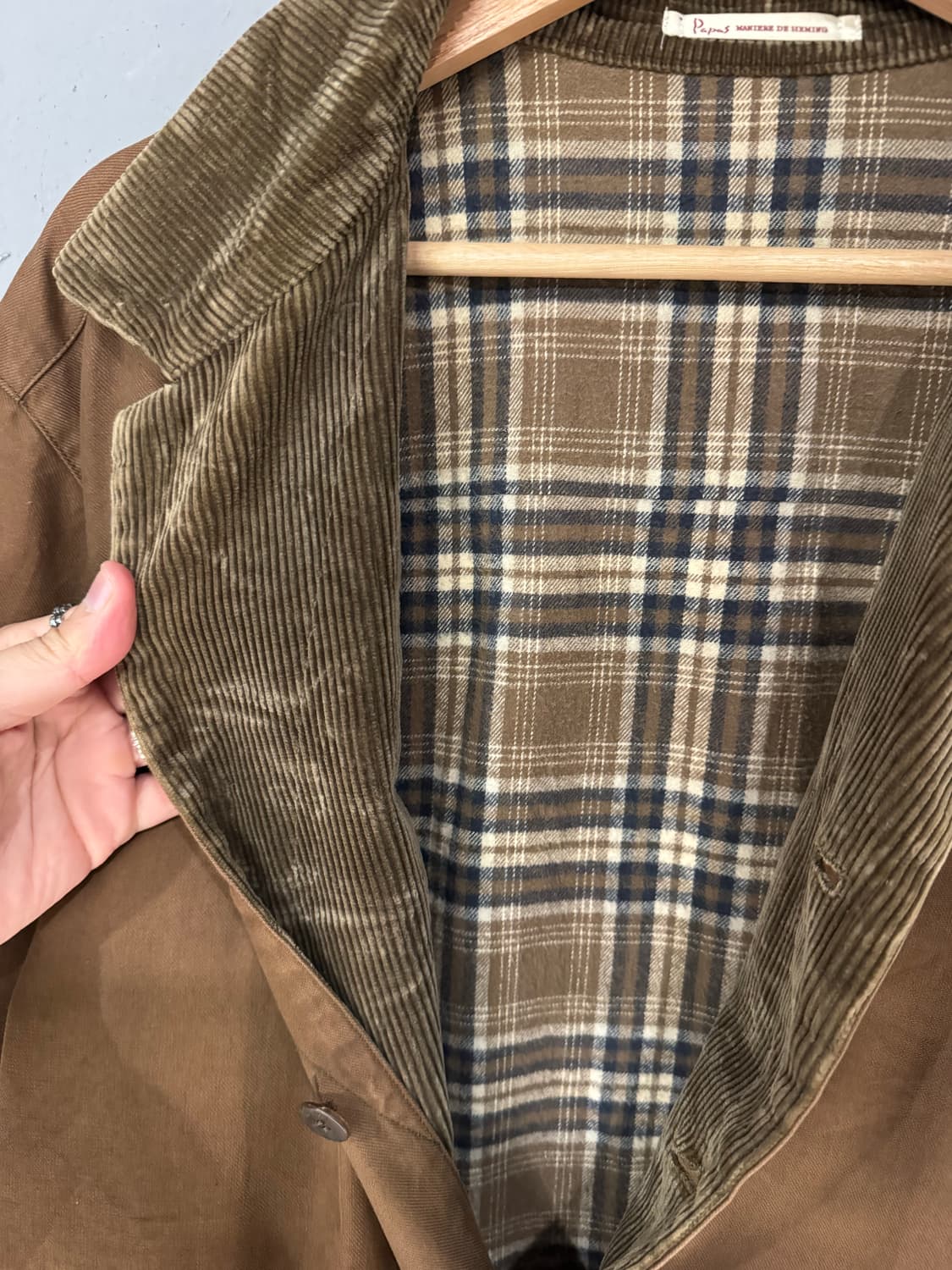 Papas 브라운 코듀로이 워크자켓  상품이미지9