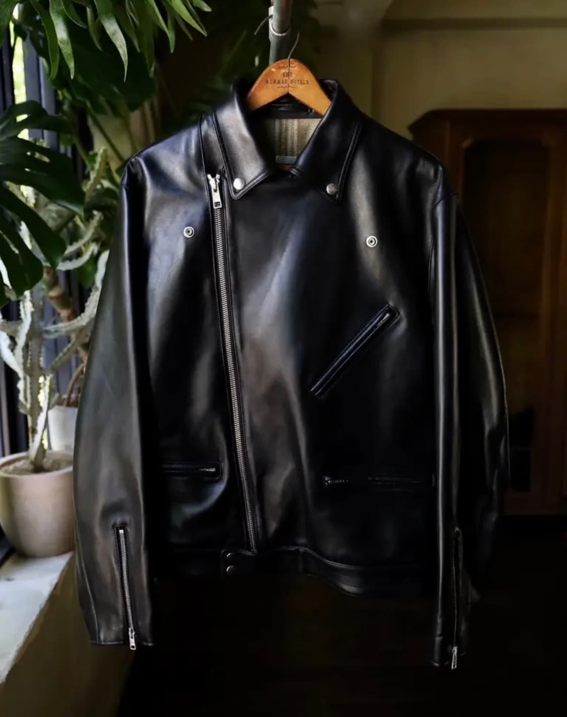 아프레쎄 24AW 더블 라이더 자켓 3사이즈 상품이미지5