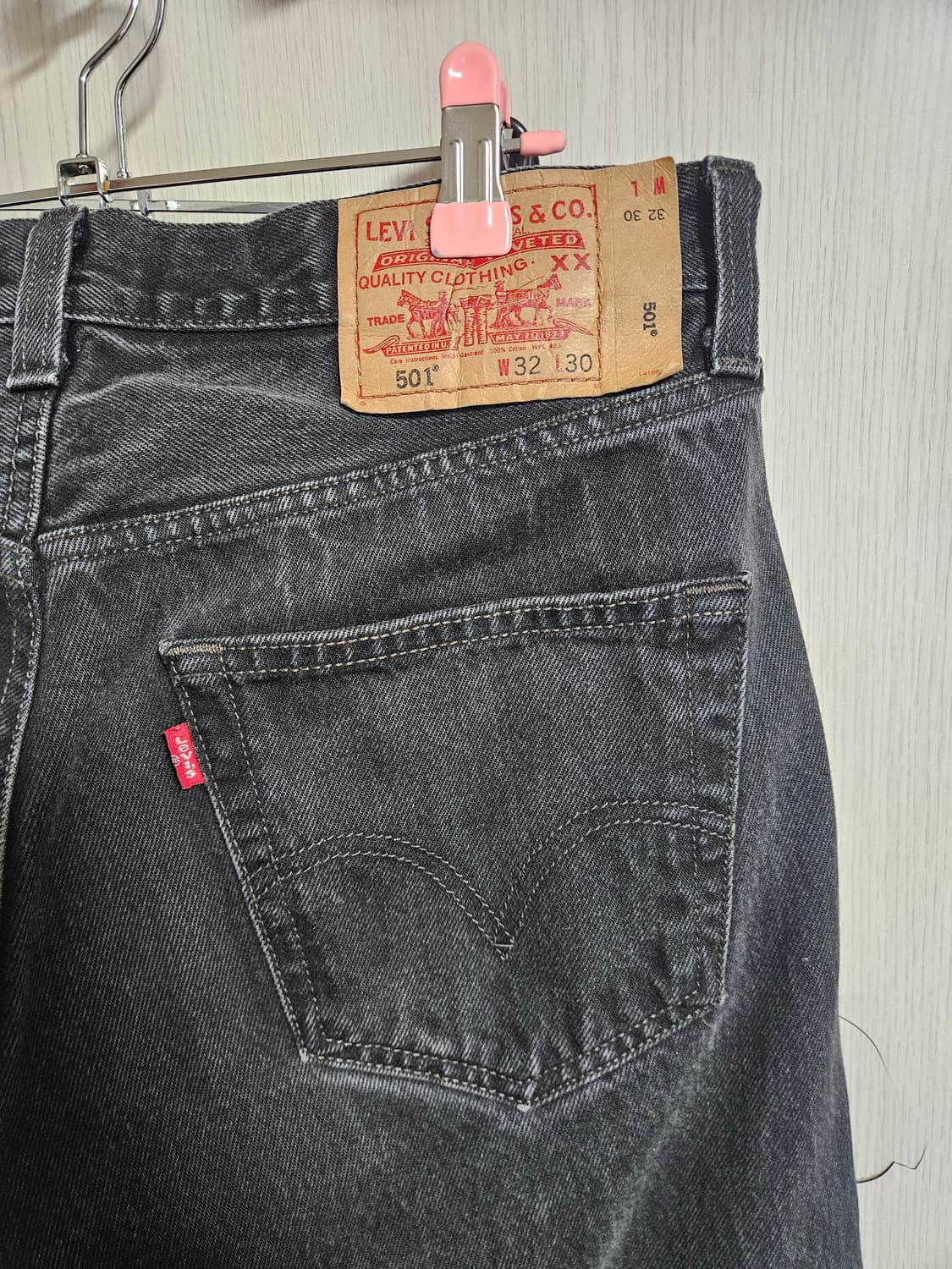 00s levis 501 32x30 리바이스 블랙진 0660 상품이미지3