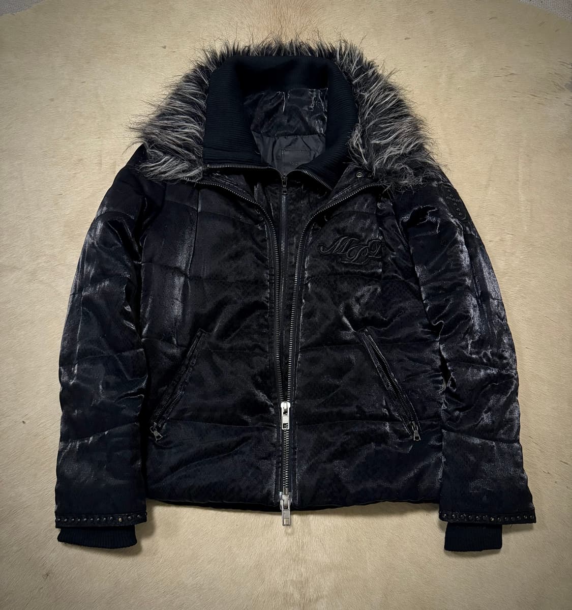 V-kei "midas" python pattern 패딩 상품이미지1