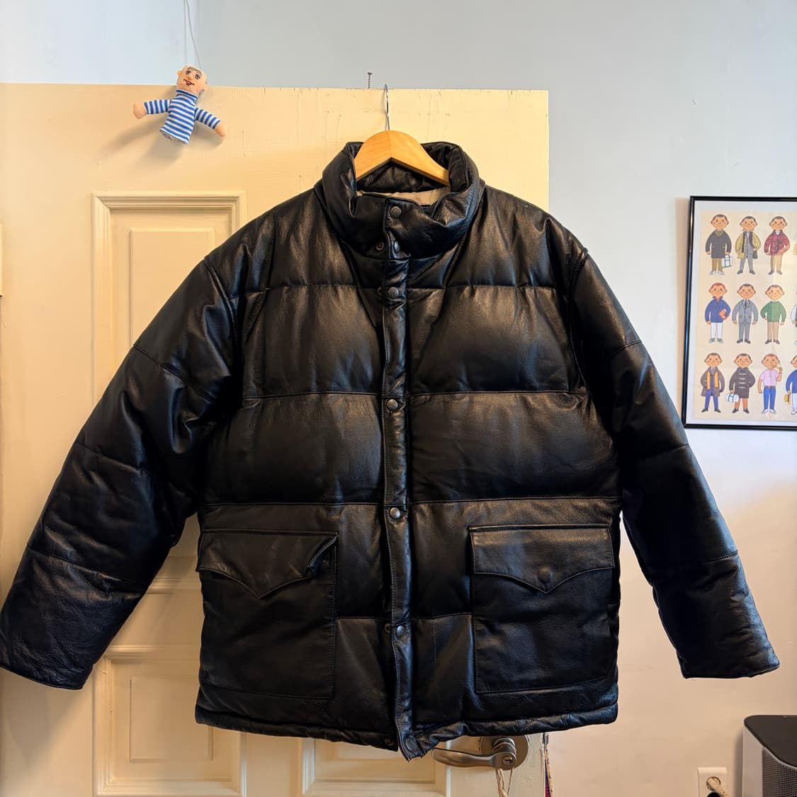 산토리 보스 가죽다운패딩 10주년 상품이미지2