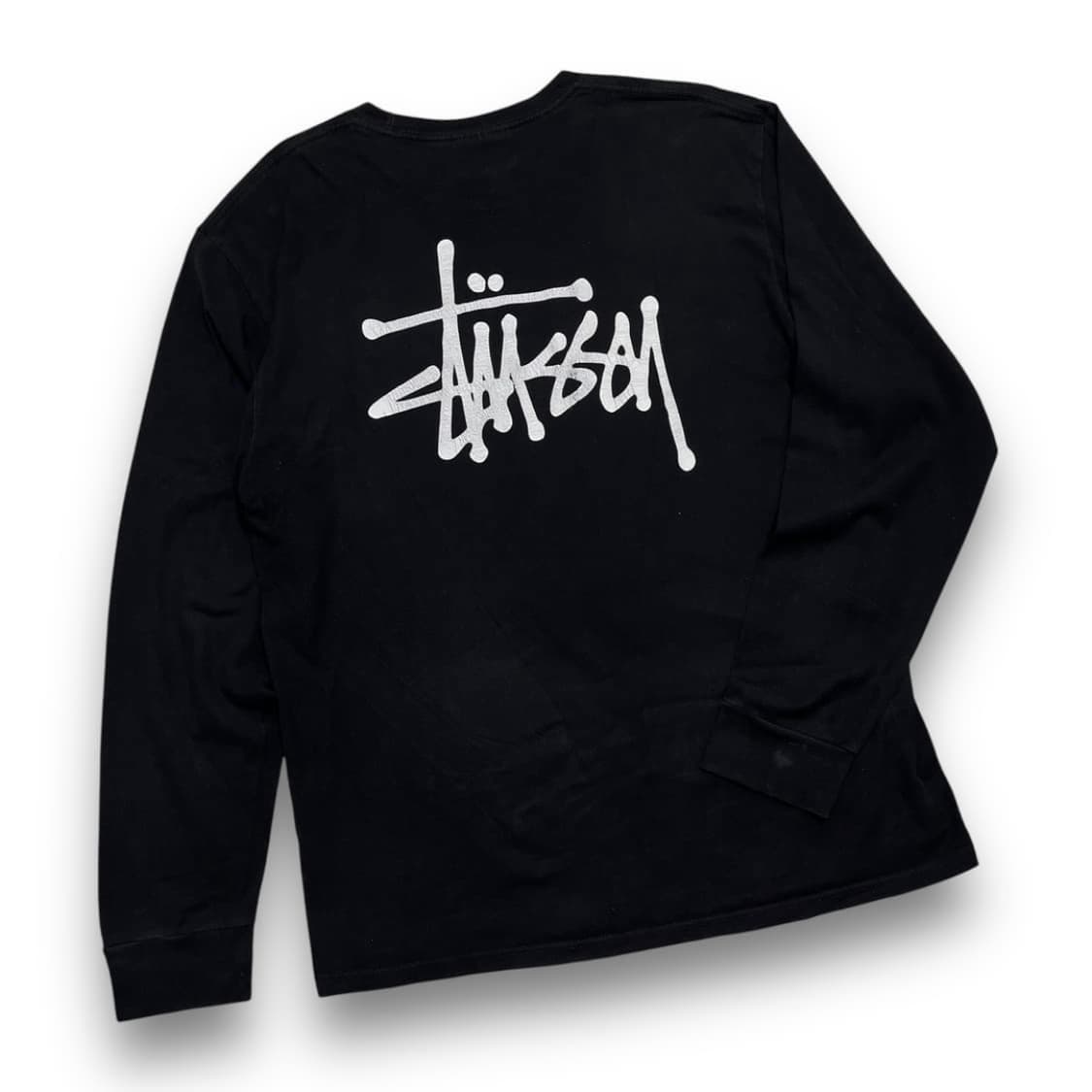 스투시 화이트 빅로고 다크 빈티지 롱 슬리브 상품이미지1