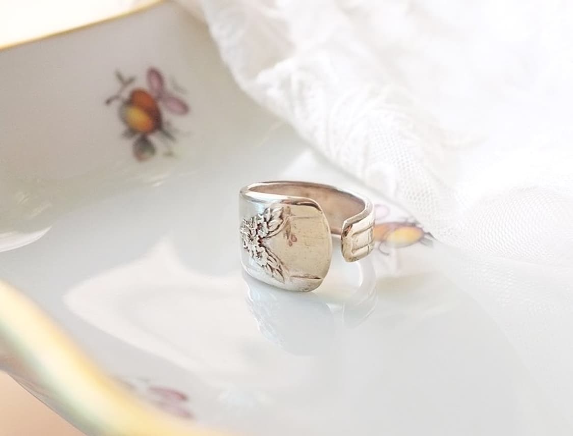 50년대 과거 약혼반지 빈티지스푼으로 만든 빈티지 스푼 상품이미지2