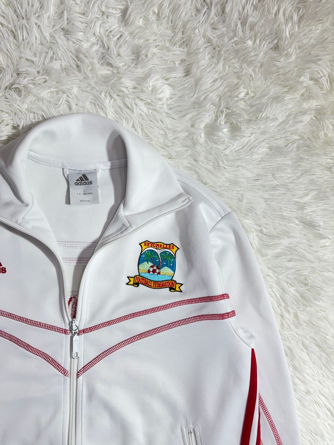 아디다스 세이셸 풋볼 화이트 트랙탑  상품이미지8